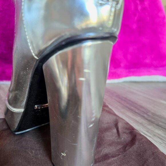 Gucci horsebit booties silver metallic - Picture 13 of 14